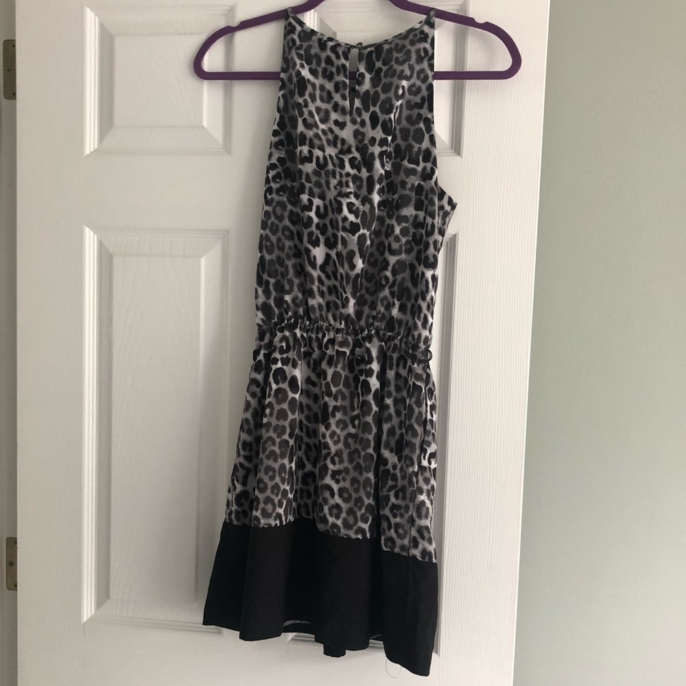 🐆Express Size S black and gray cheetah dress! 🐆